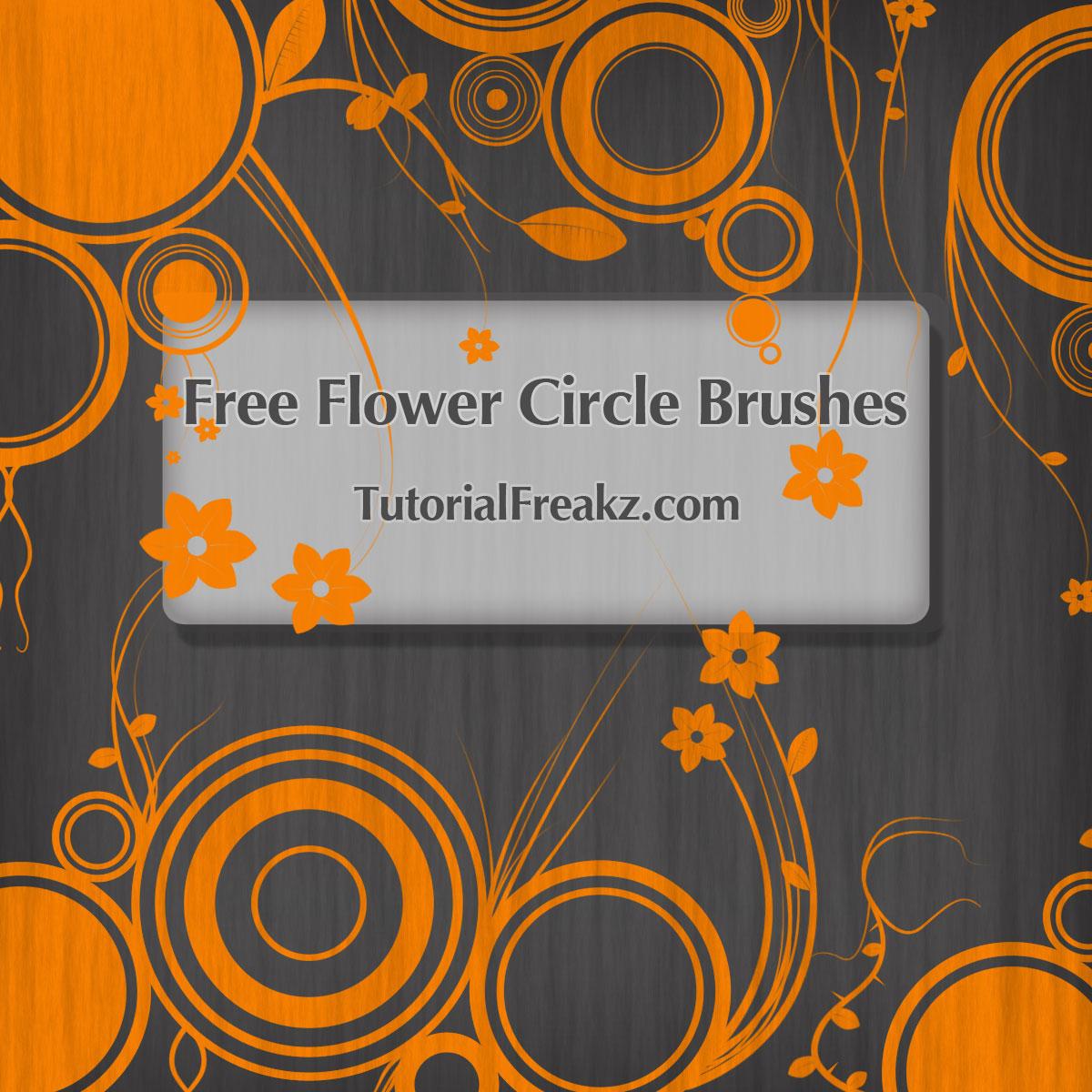 Flower Circle Brushes