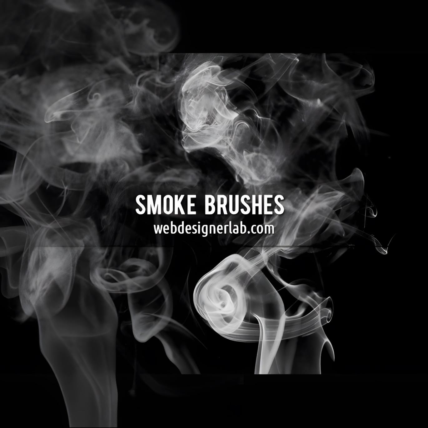 Abstract Smoke Background Brushes
