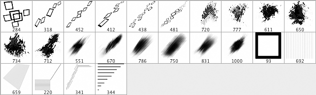 Euphoria Brushes - Grunge Vector Brush Pack - Schematic