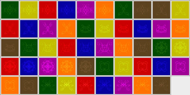 49 Old Style Wallpaper Patterns - Schematic