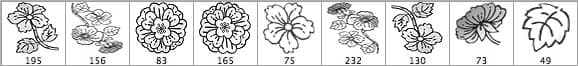 Flower Brushes for Photoshop - Schematic