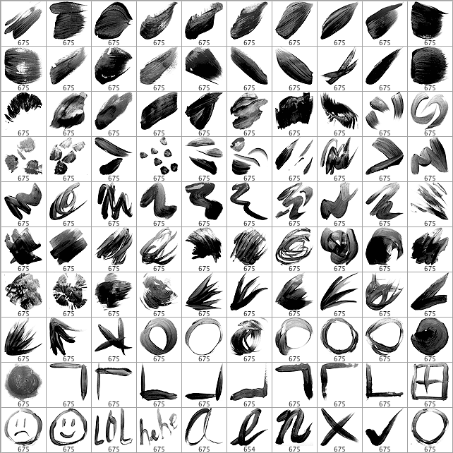 100 Essential Brush Strokes - Schematic