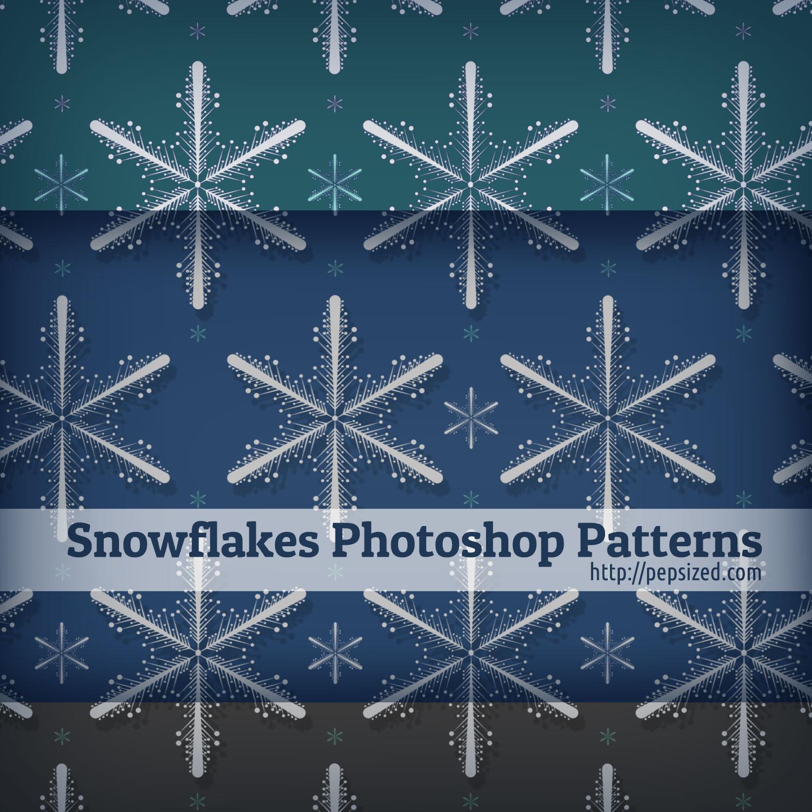Snowflakes Photoshop Patterns