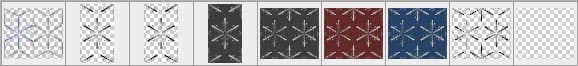 Snowflakes Photoshop Patterns - Schematic