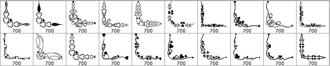 Valentine Day Corners - Schematic