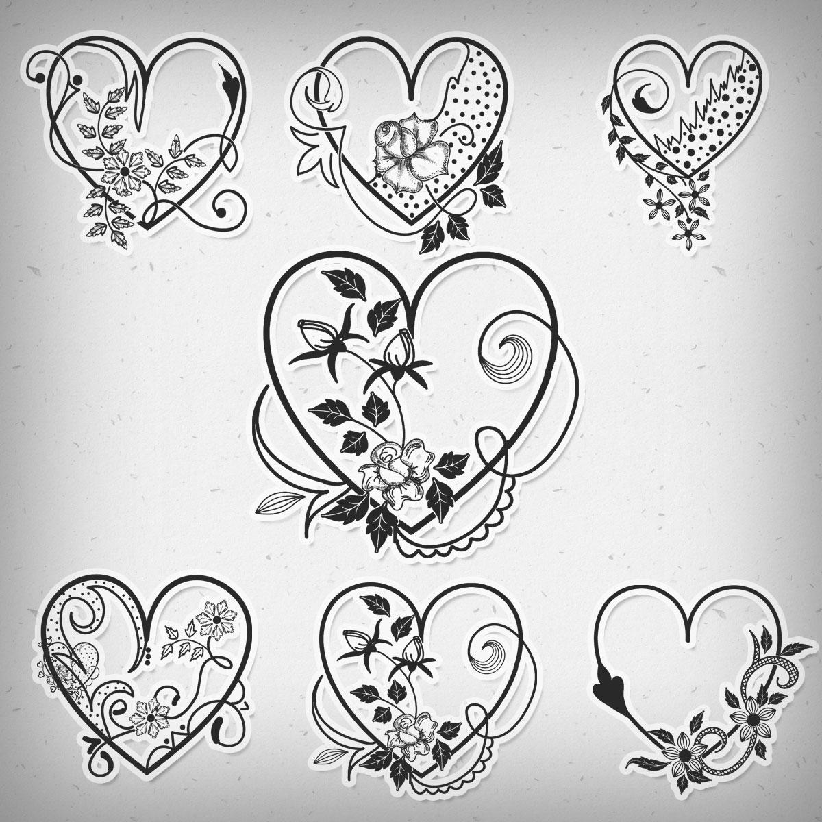 Valentine Heart Brushes