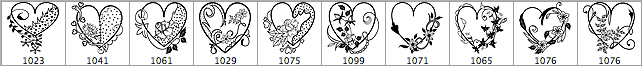 Valentine Heart Brushes - Schematic