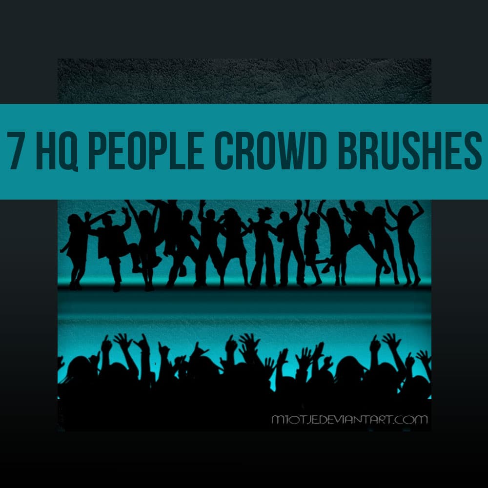 7 HQ People Crowd Brushes
