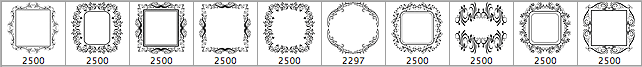 Decorative Frame Brushes - Schematic