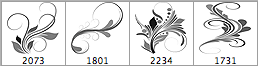 Swirls Brushes Set - Schematic