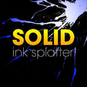 Solid Ink Splatter