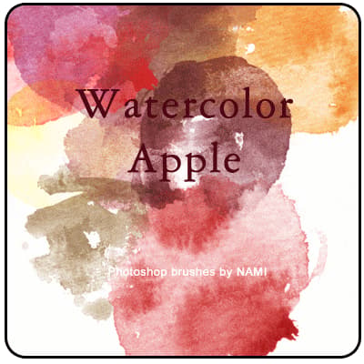Watercolor Apple
