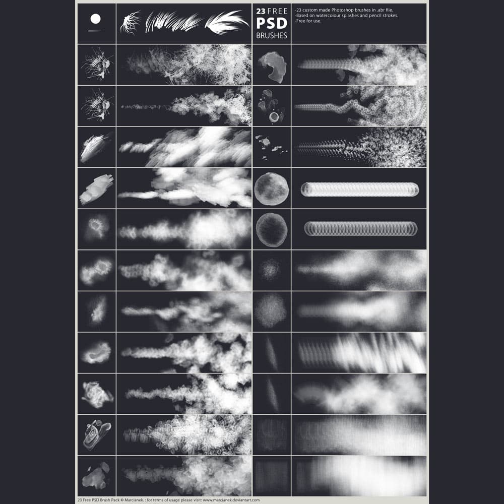 23 Free PS Brushes