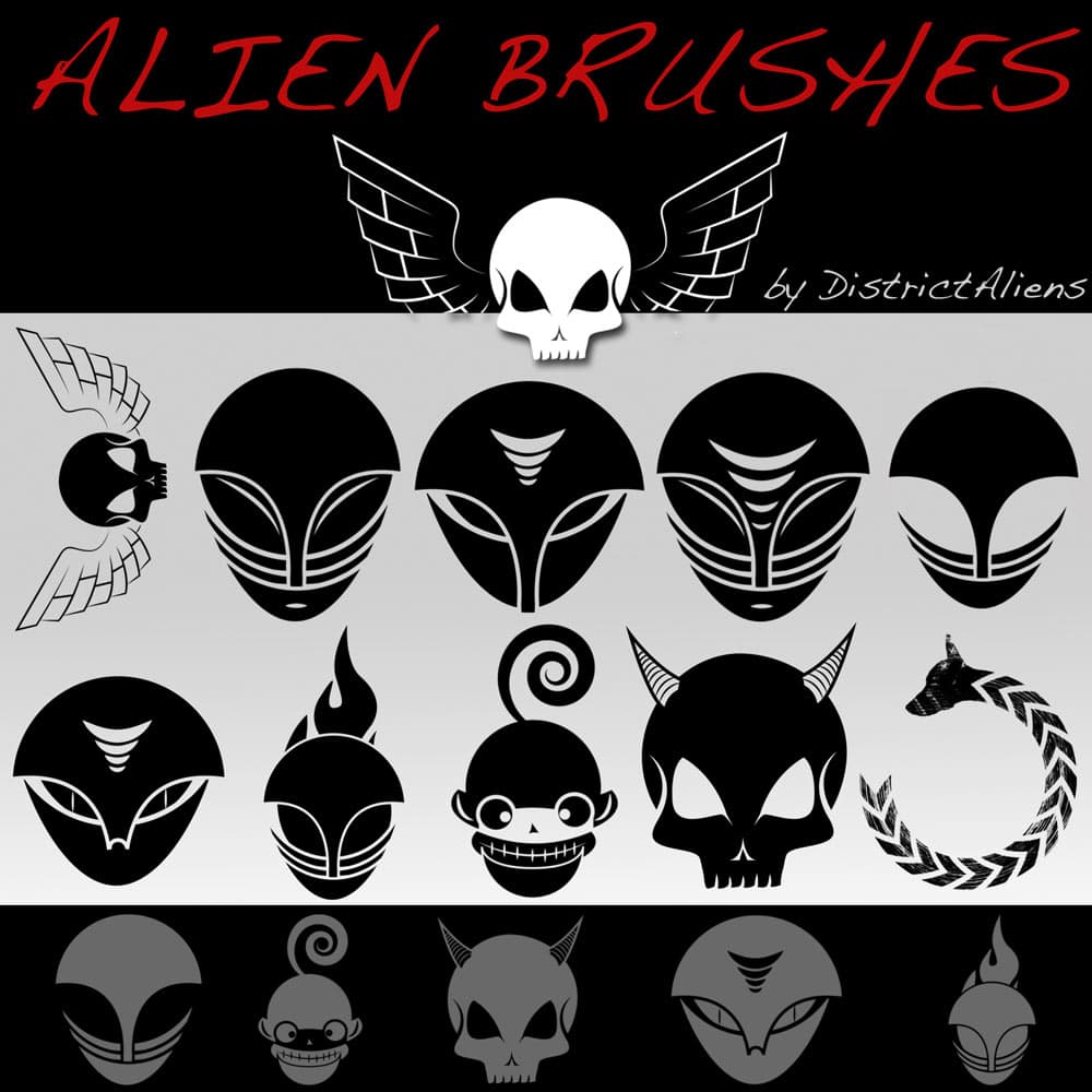 Aliens Brushes
