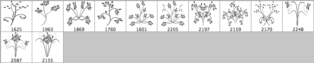 A New Set of Floral Brushes - Schematic