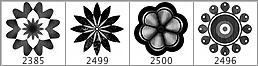 Photoshop Flower Brushes - Schematic