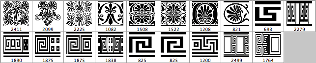 Greek Ornamental Brushes - Schematic
