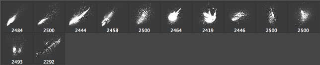 Spray Splatter Brush Pack - Schematic