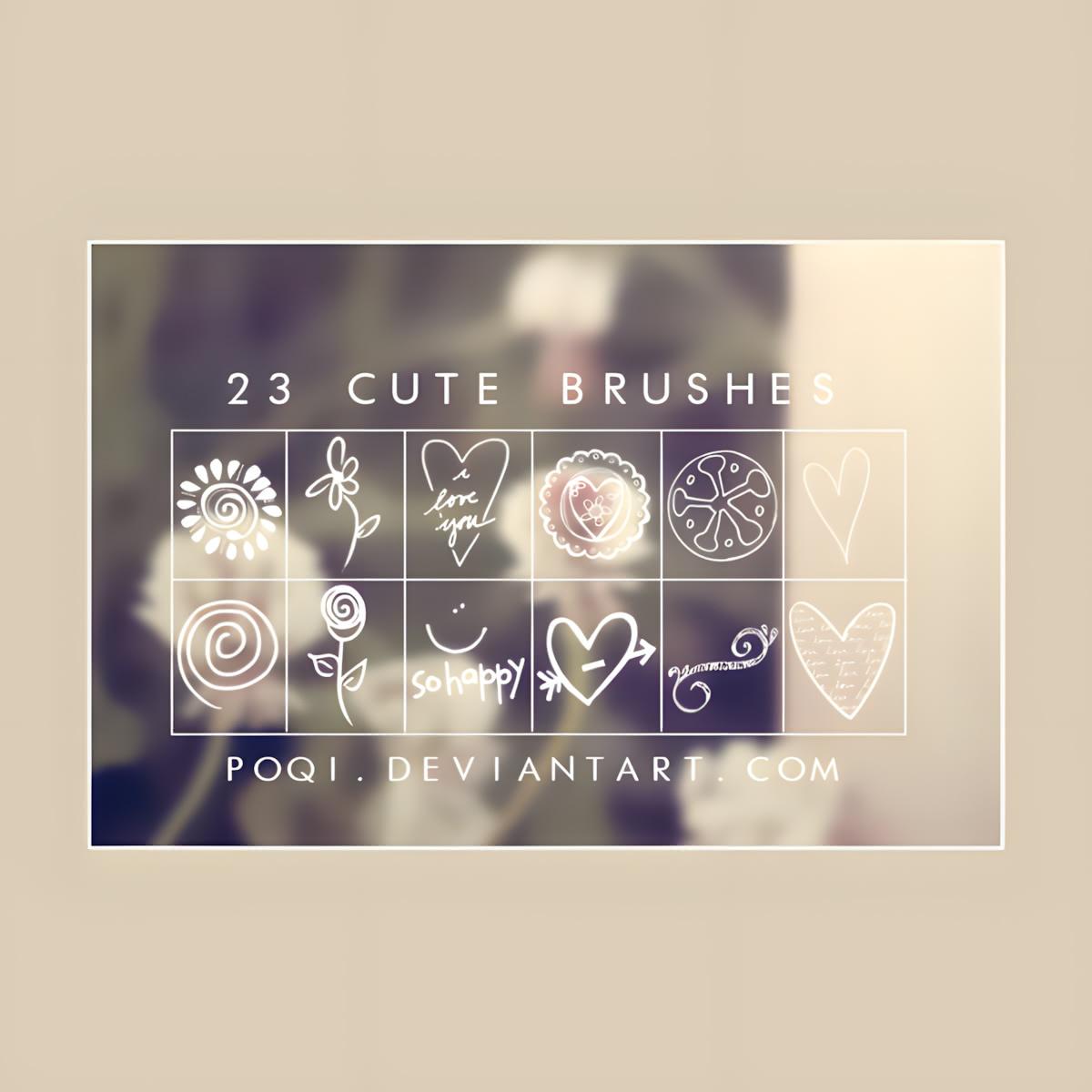 Cute Valentine Doodle Brushes
