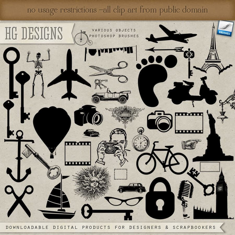 Objects PS Brushes