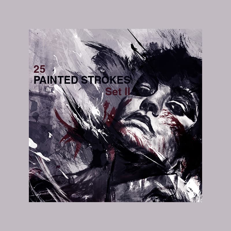 High-Res Paint Strokes