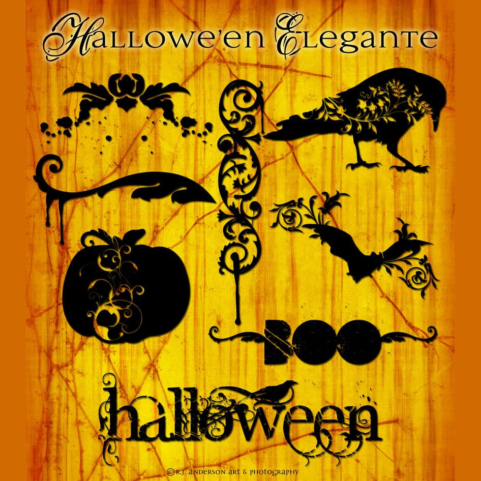Halloween Elegante Brushes