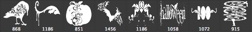 Halloween Elegante Brushes - Schematic