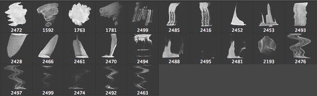 Watercolor and Ink Photoshop Brushes - Schematic
