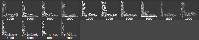 Christmas Corners Brushes - Schematic