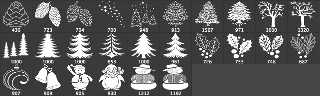 26 Christmas Brushes - Schematic