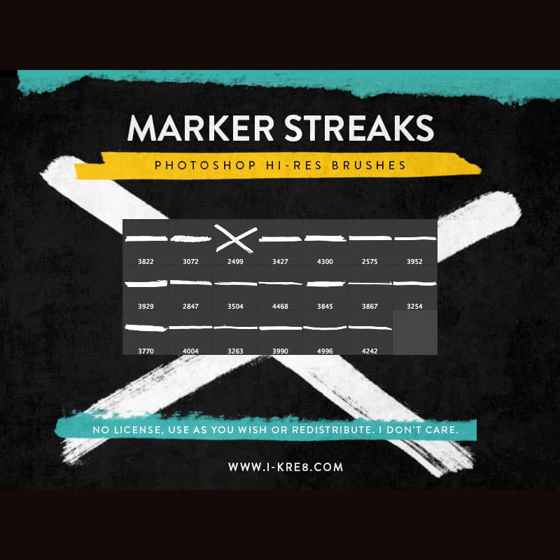 Marker Streaks PS Brushes