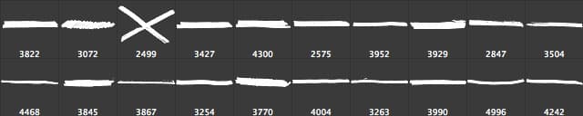 Marker Streaks PS Brushes - Schematic