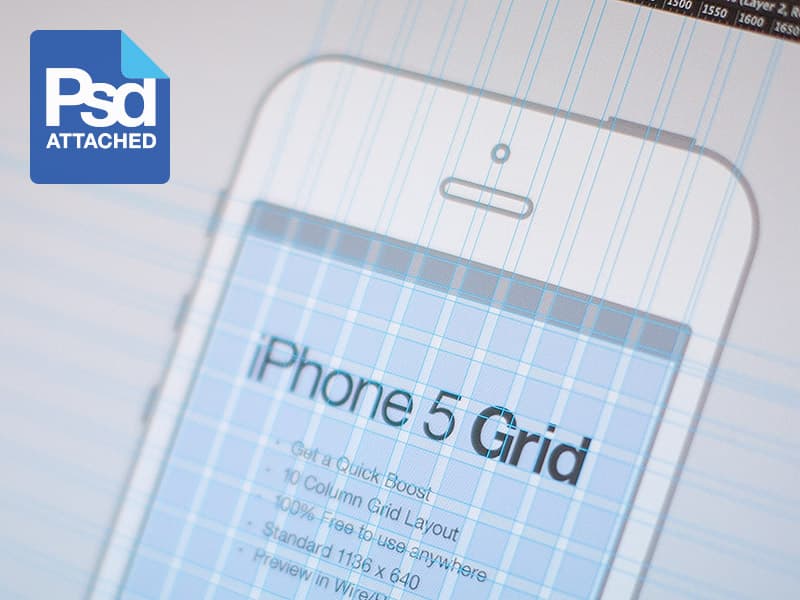 iPhone Grid PSD