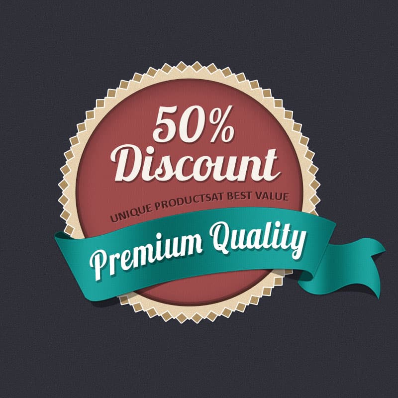 Discount Badge Design