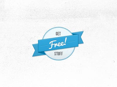 Free Badge PSD