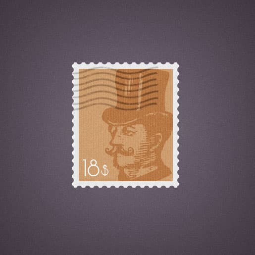 Free PSD Stamp