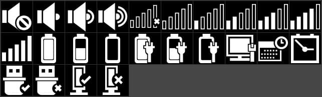Notification Icon Shapes - Schematic