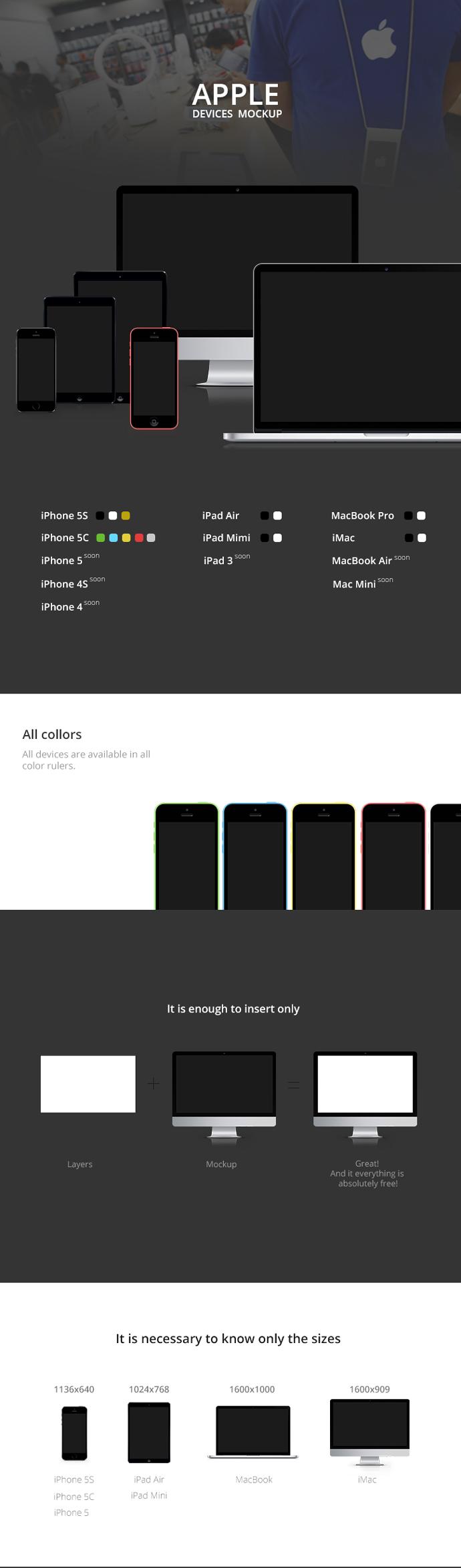 Apple Devices Mockup - Thumbnail 2