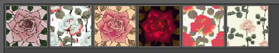 Roses Photoshop Patterns - Schematic
