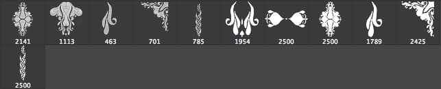Ornament Brushes Pack - Schematic