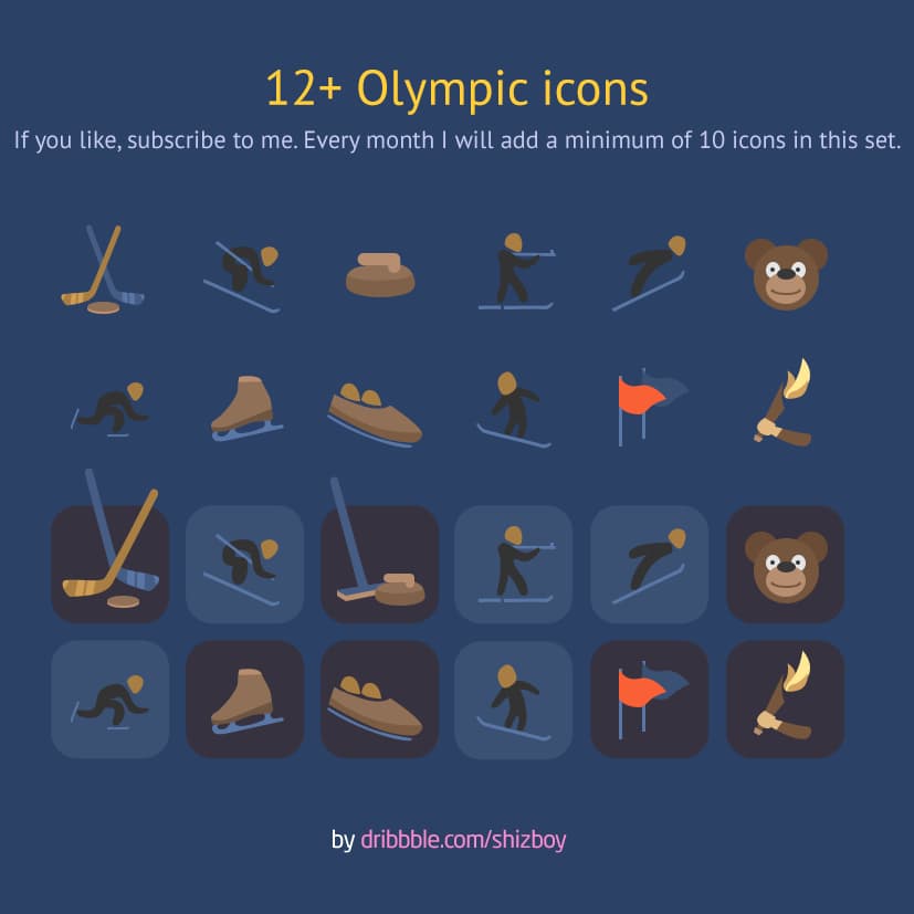 Free Winter Sport Icons
