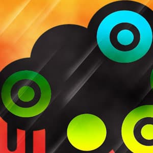 Circles And Drips Brush Set