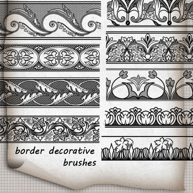 Free Border Brushes