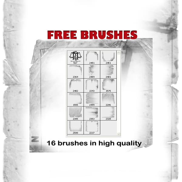 Vintage Borders Brushes