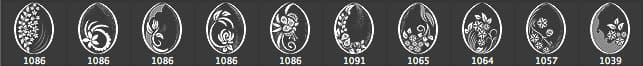 Easter Eggs Brushes - Schematic