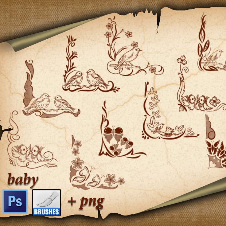Corner Decor Brushes