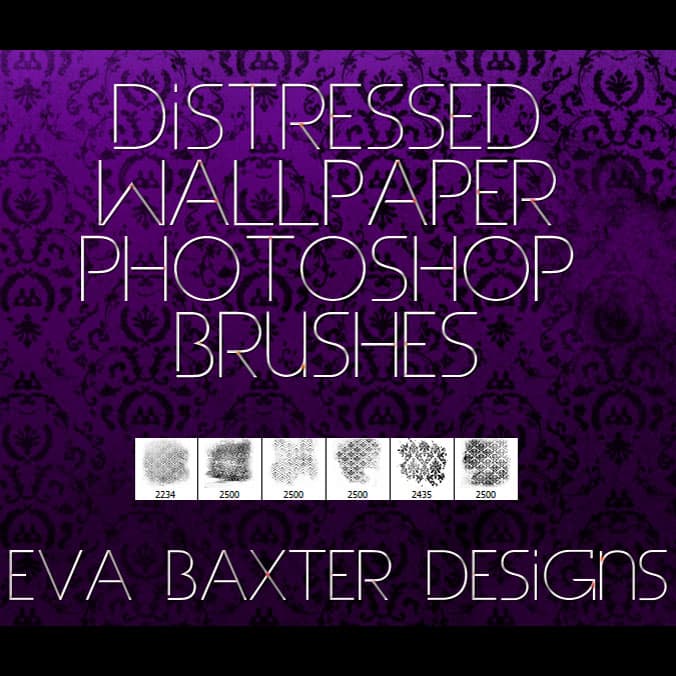 Distressed Wallpaper Brushes