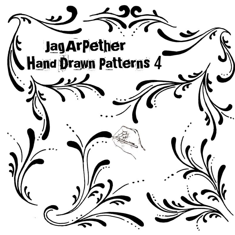Hand Drawn Corners Brushes