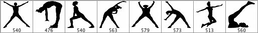 Girls Silhouettes - Schematic