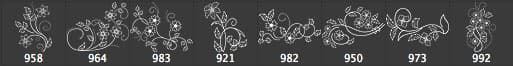 Decorative Flowers Brushes - Schematic